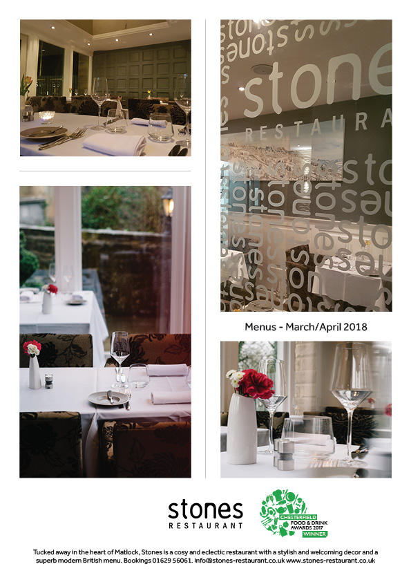 Stones Restaurant Fantastic Dining, Relaxed Setting